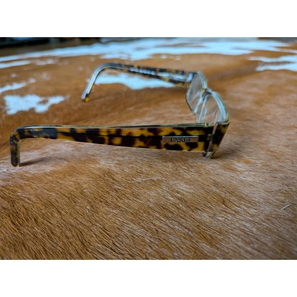 DOLCE & GABBANA DD1150 556 Brown Havana Tortoise Eyeglasses Frame 53-15-135